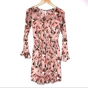 Floral Long Sleeve Dress